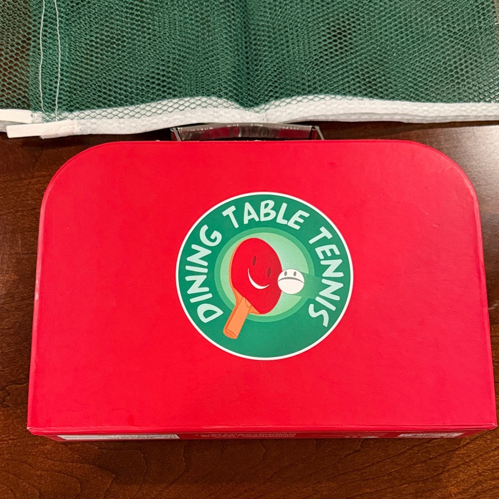 Dining Table Tennis Set - Red
